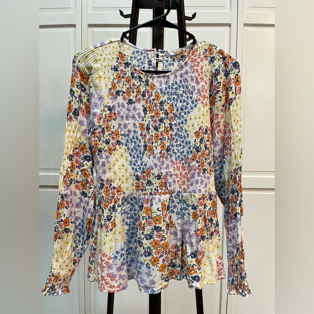 Fat Face Floral Design Blouse